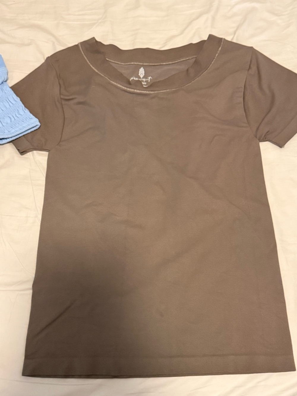 Women’s Short Sleeve Scoop Neck Top - Olive Green